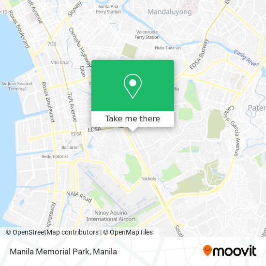 Manila Memorial Park map