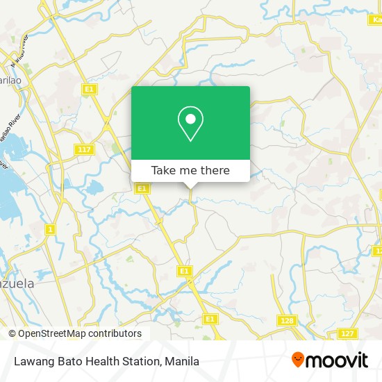 Lawang Bato Health Station map