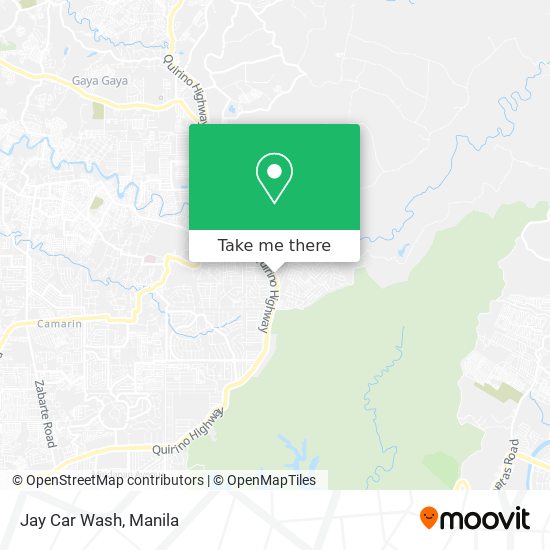 Jay Car Wash map