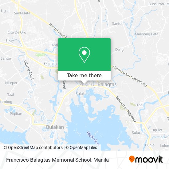 Francisco Balagtas Memorial School map