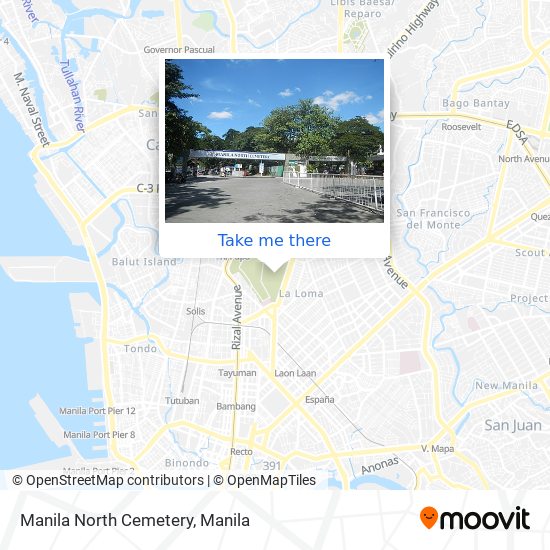 Manila North Cemetery map