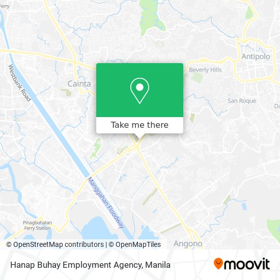 Hanap Buhay Employment Agency map
