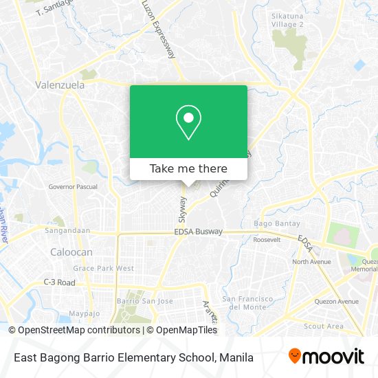 East Bagong Barrio Elementary School map