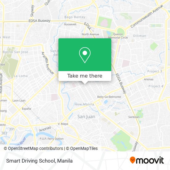 Smart Driving School map