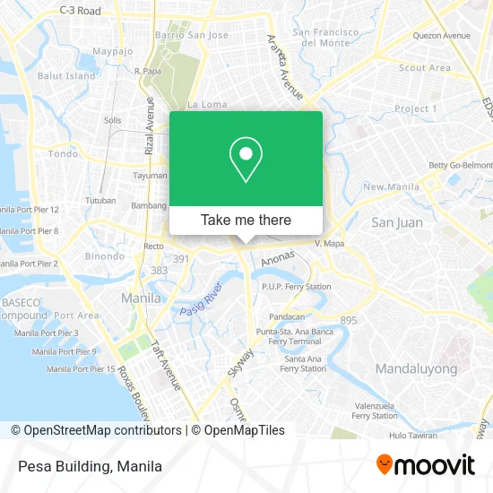 Pesa Building map