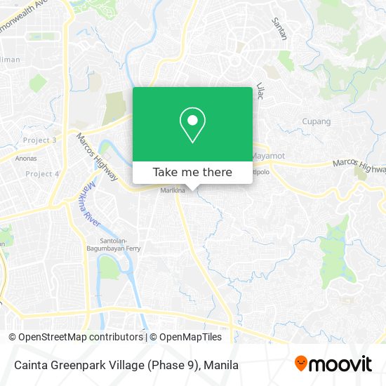 Cainta Greenpark Village (Phase 9) map