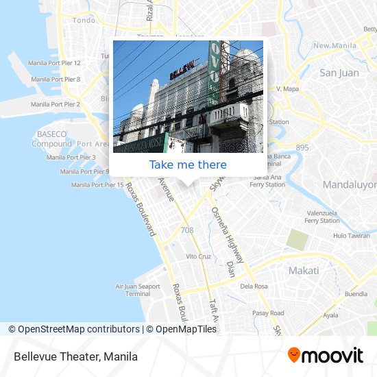 Bellevue Theater map