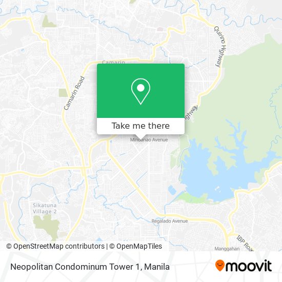 Neopolitan Condominum Tower 1 map