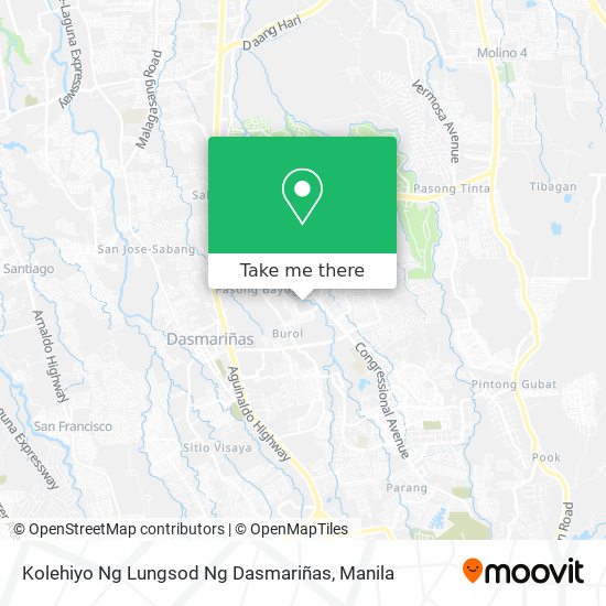 Kolehiyo Ng Lungsod Ng Dasmariñas map