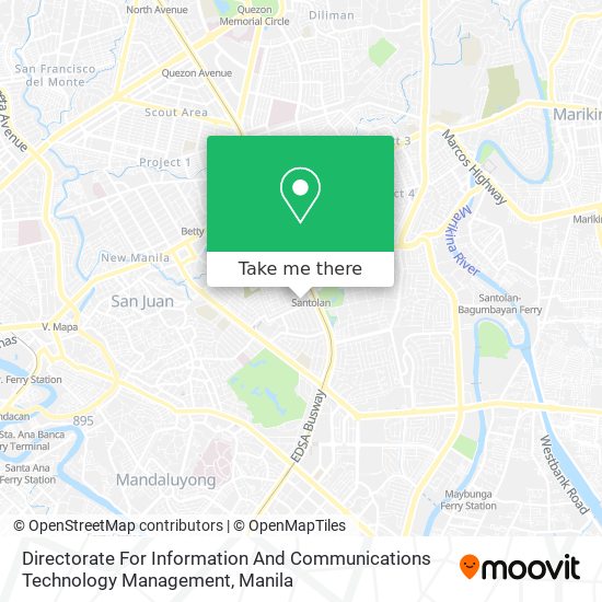 Directorate For Information And Communications Technology Management map