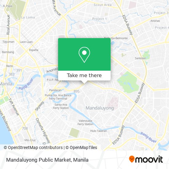 Mandaluyong Public Market map