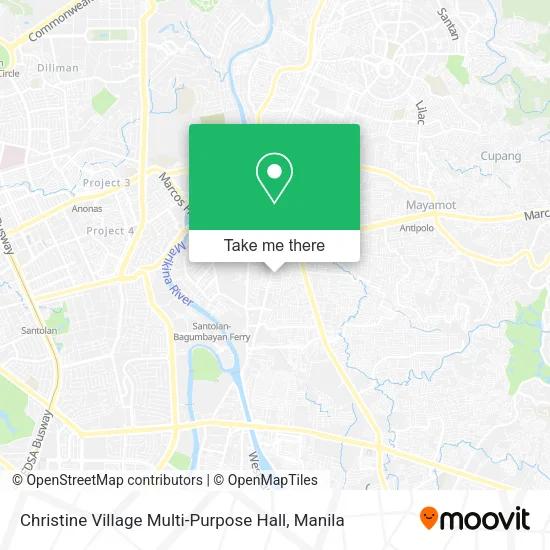 Christine Village Multi-Purpose Hall map