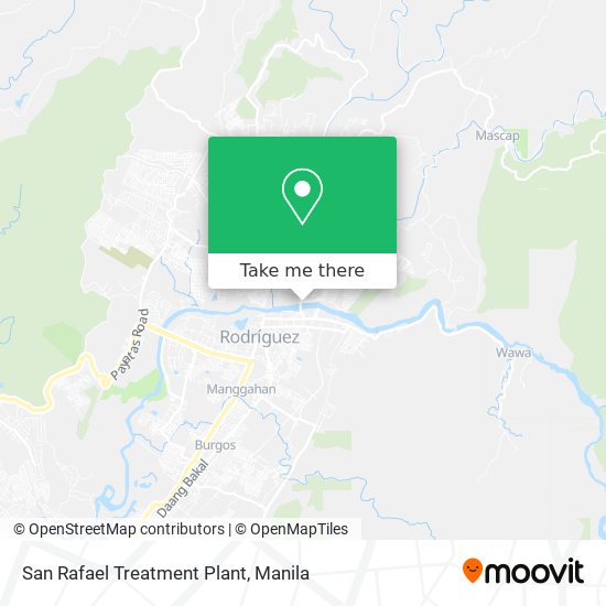 San Rafael Treatment Plant map