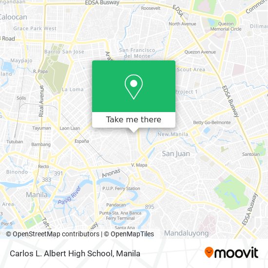 Carlos L. Albert High School map