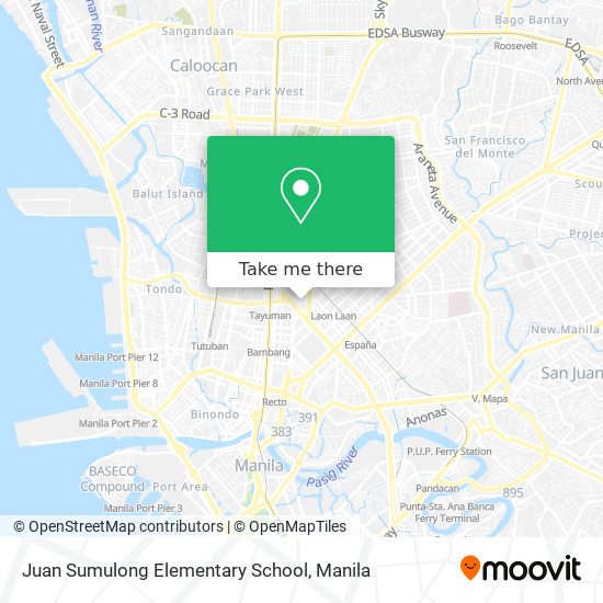 Juan Sumulong Elementary School map