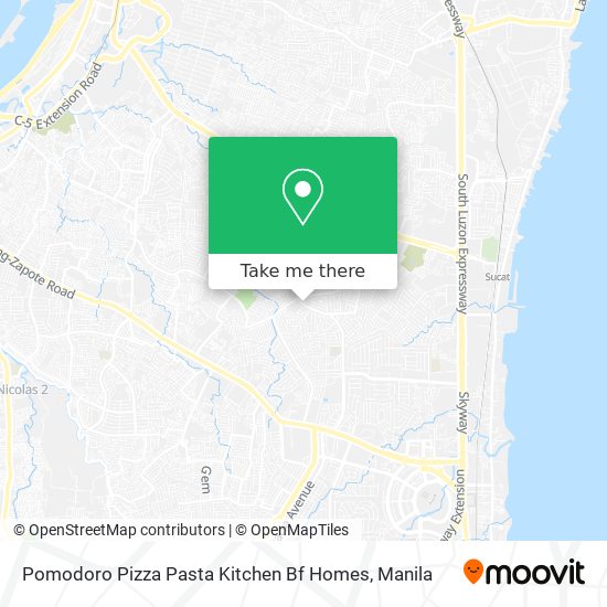 Pomodoro Pizza Pasta Kitchen Bf Homes map