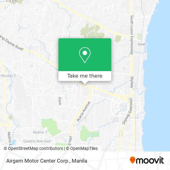 Airgem Motor Center Corp. map