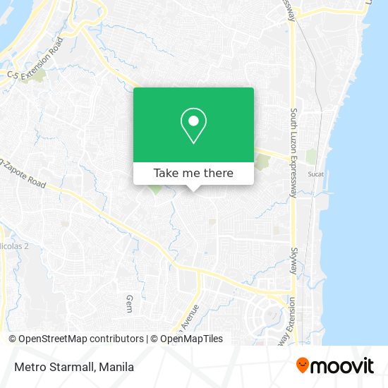 Metro Starmall map