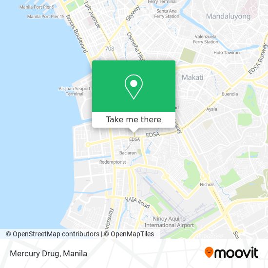 Mercury Drug map