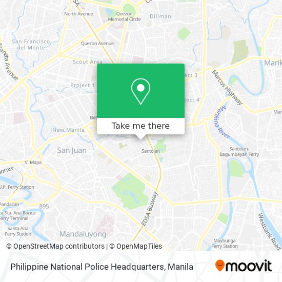 Philippine National Police Headquarters map