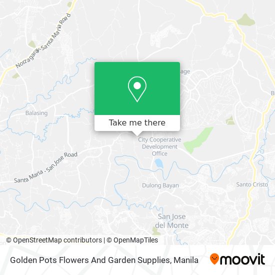 Golden Pots Flowers And Garden Supplies map