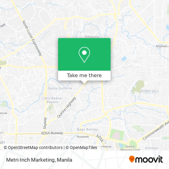 Metri-Inch Marketing map