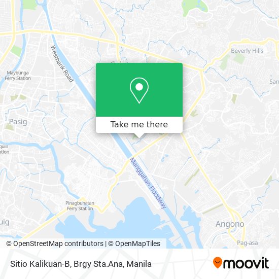 Sitio Kalikuan-B, Brgy Sta.Ana map