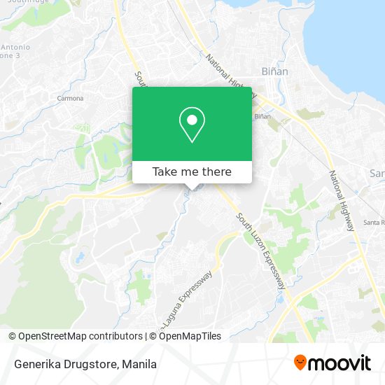 Generika Drugstore map