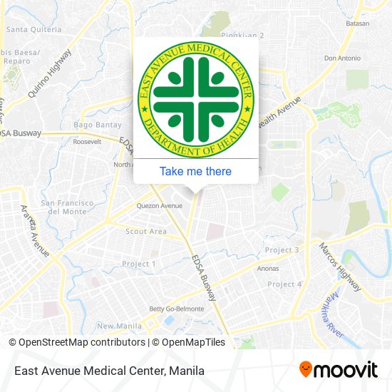 East Avenue Medical Center map