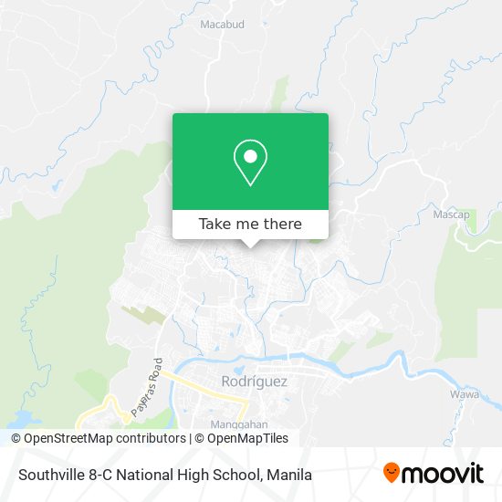 Southville 8-C National High School map