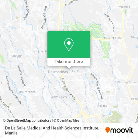 De La Salle Medical And Health Sciences Institute map
