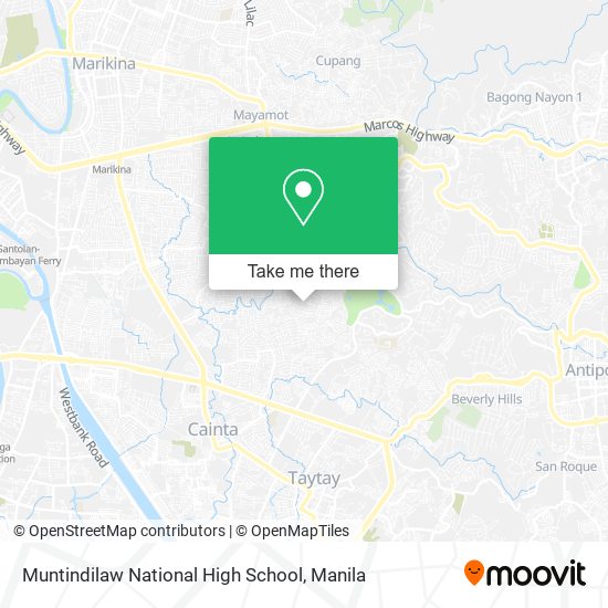 Muntindilaw National High School map
