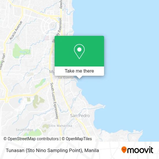 Tunasan (Sto Nino Sampling Point) map