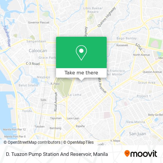 D. Tuazon Pump Station And Reservoir map