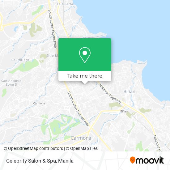 Celebrity Salon & Spa map
