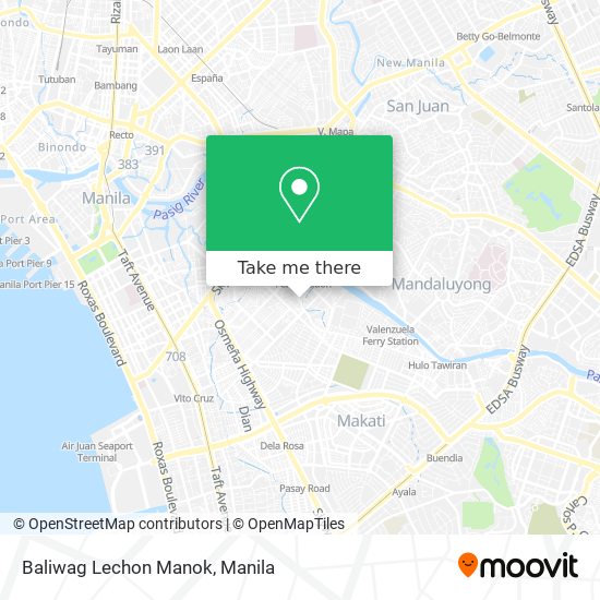 Baliwag Lechon Manok map