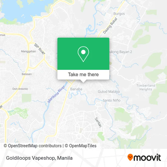 Goldiloops Vapeshop map