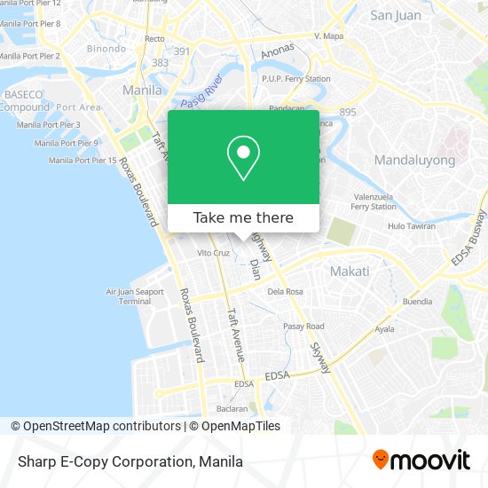 Sharp E-Copy Corporation map