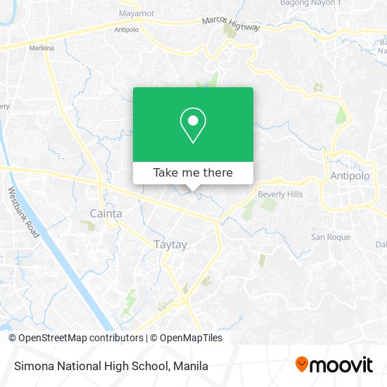 Simona National High School map