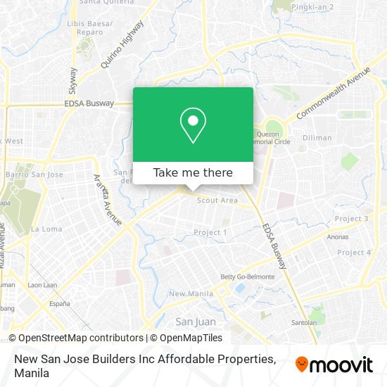 New San Jose Builders Inc Affordable Properties map