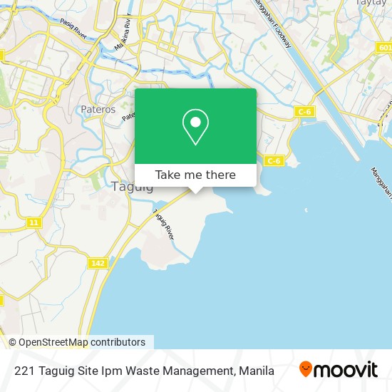 221 Taguig Site Ipm Waste Management map