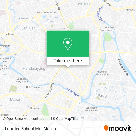 Lourdes School Mrf map