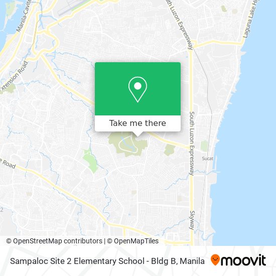 Sampaloc Site 2 Elementary School - Bldg B map