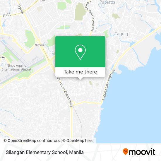 Silangan Elementary School map