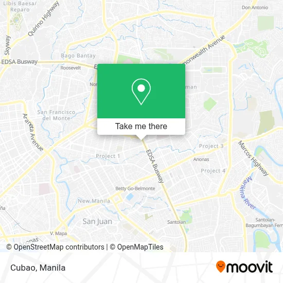 Cubao map