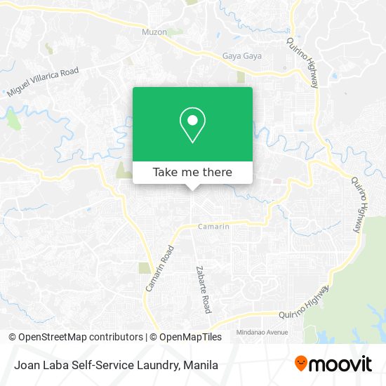Joan Laba Self-Service Laundry map