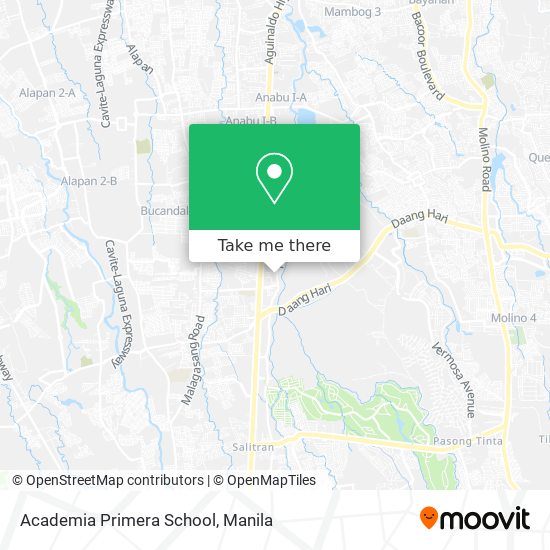 Academia Primera School map