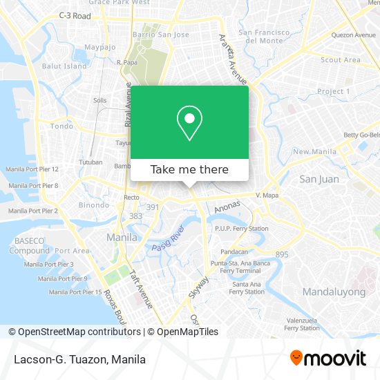 Lacson-G. Tuazon map