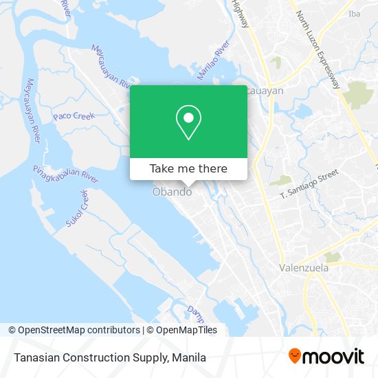 Tanasian Construction Supply map