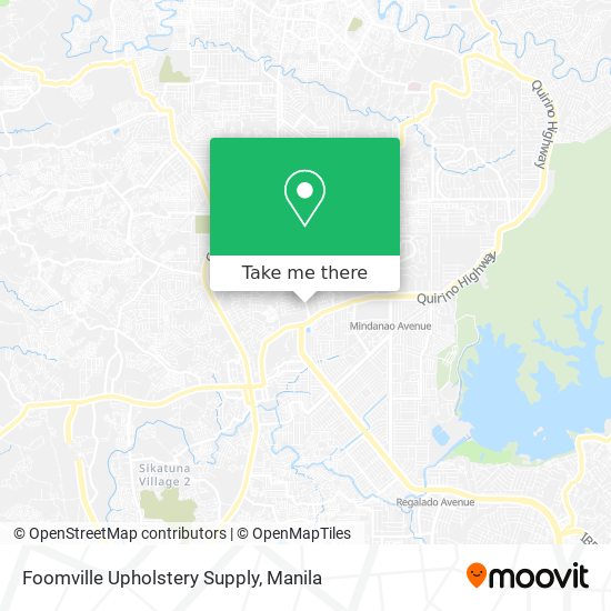 Foomville Upholstery Supply map